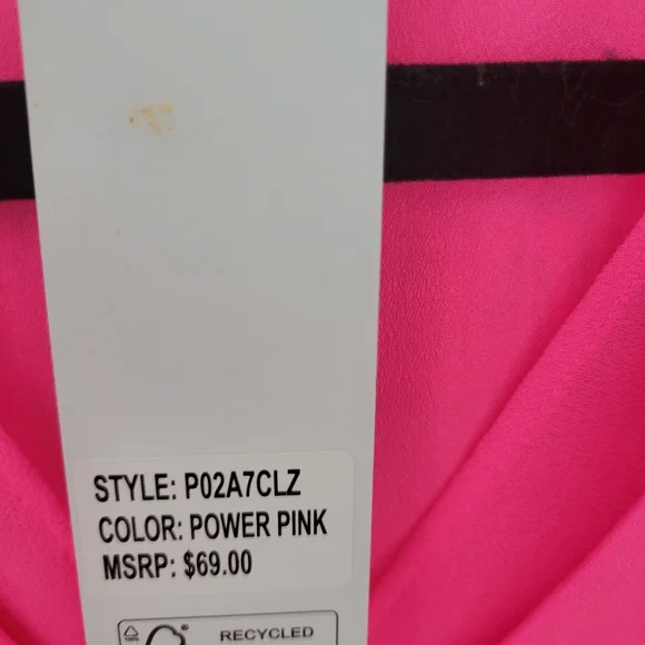 NWT DKNY Hot Pink Top Sz Small - Picture 8 of 8